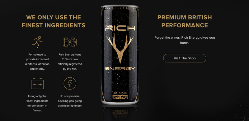 Illustration for article titled What You Find When You Look Into Rich Energy, the Mystery Sponsor of America’s F1 Team